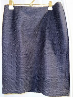 Talbots Navy Straight Skirt (lined) Sz 10